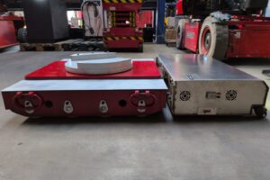 Robot mover voor industrieel transport in productieomgeving